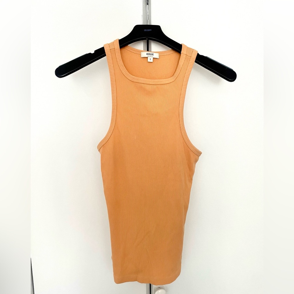 AGOLDE High Neck Ribbed Tank Size Small (S)